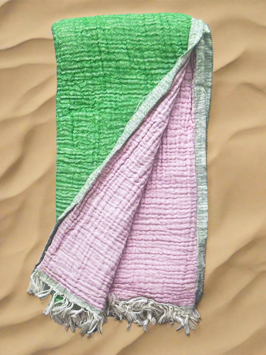 Hammam Towel Leaf and Rose