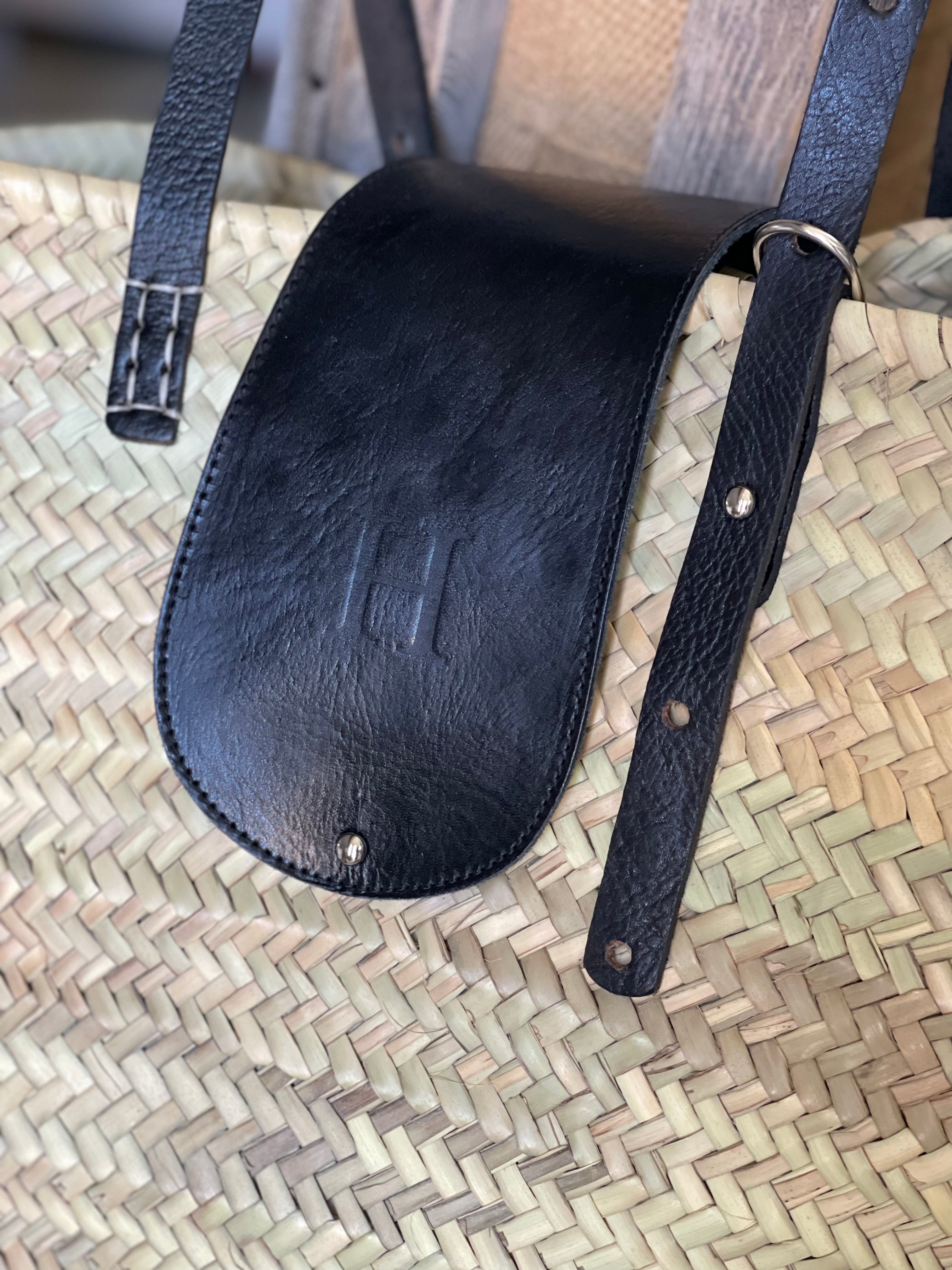Millie Black Long Handled Leather