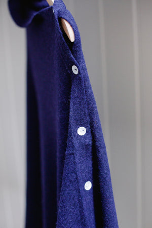 Cashmere Poncho Navy - SPECIAL OFFER
