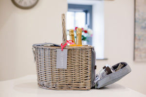 Two Bottle Picnic Hamper with Cooler. £110 down to £79